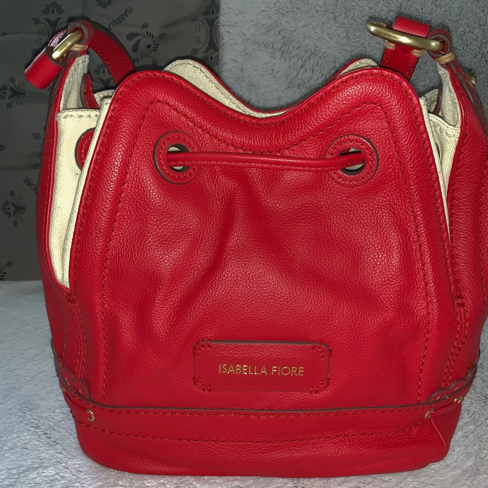 Isabella Fiore Lotus Drawstring Bag